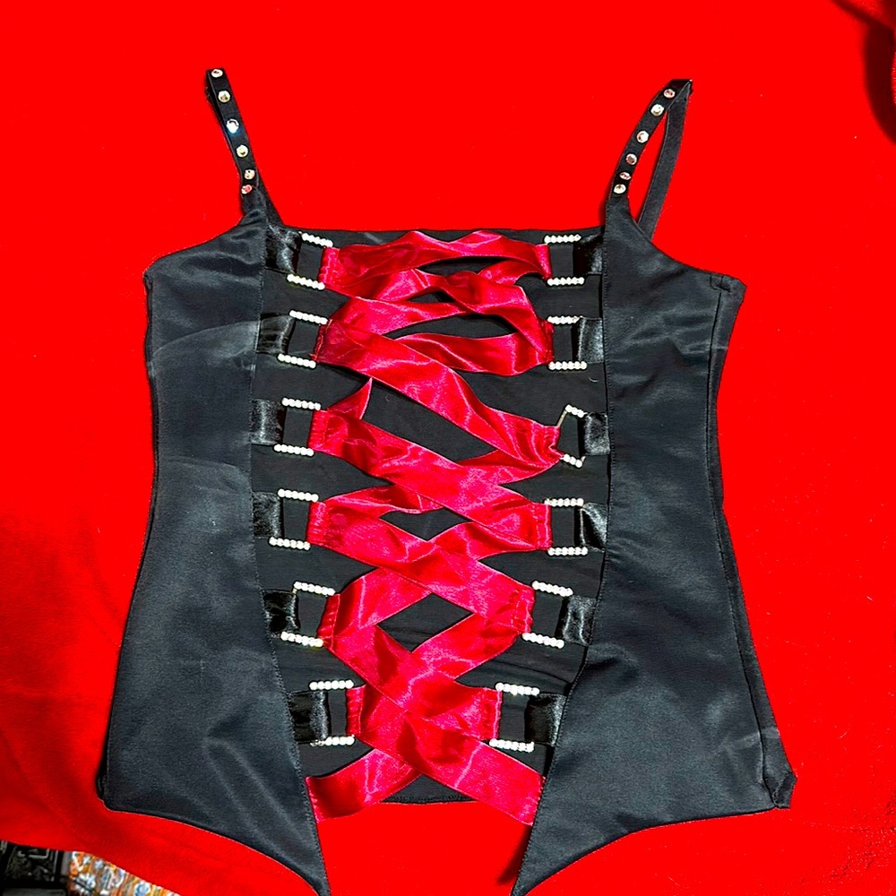 La vie en rose corset top